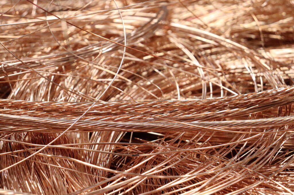 Copper wire in a pile - Kris-Tech Wire